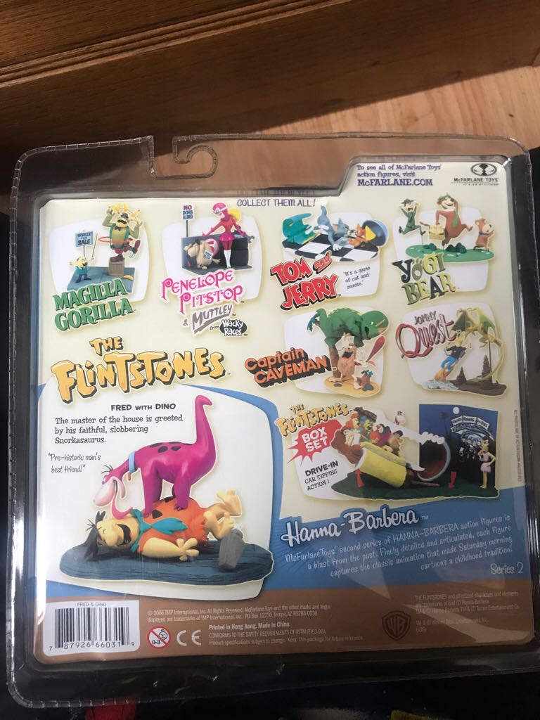 Hanna - Barbera Series 2 The Flintstones   action figure collectible [Barcode 787926660319] - Main Image 2