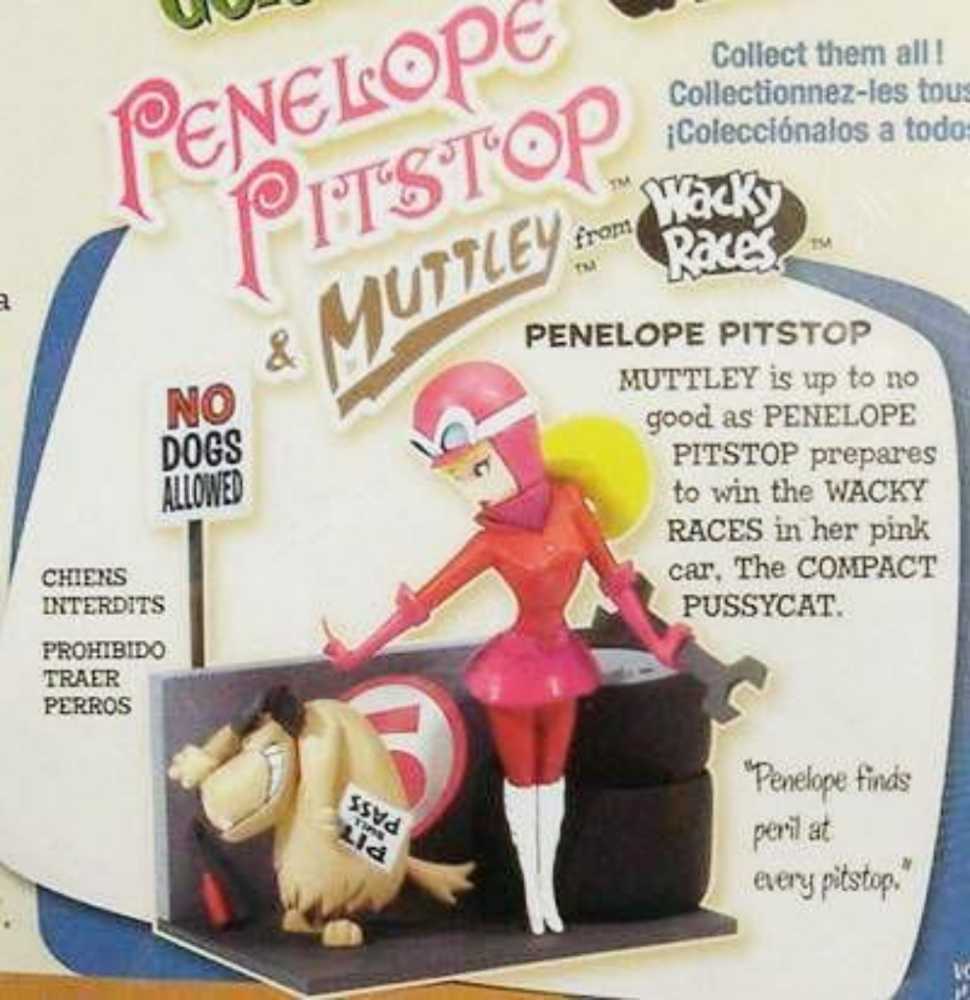 Mcfarlane Toys Hanna Barbera Penelope Pitstop & Muttley - McFarlane Toys (Hanna-Barbera) action figure collectible [Barcode 787926660364] - Main Image 3