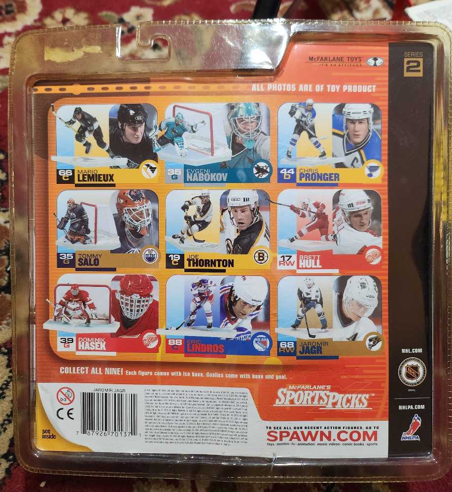 McFarlane Sports Picks Jaromir Jagr Washington Capitals Figure - McFarlane (Washington Capitals) action figure collectible [Barcode 787926701371] - Main Image 2