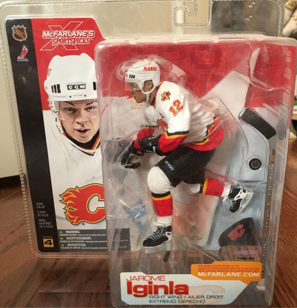 Jarome Iginla - McFarlane Toys (Series 4) action figure collectible [Barcode 787926701616] - Main Image 1