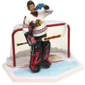 Jocelyn Thibault - White Jersey - McFarlane (Hockey) action figure collectible [Barcode 787926701630] - Main Image 2
