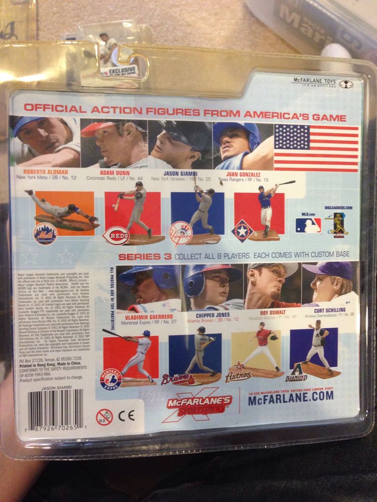 Jason Giambi - McFarlane Toys action figure collectible [Barcode 787926702651] - Main Image 2