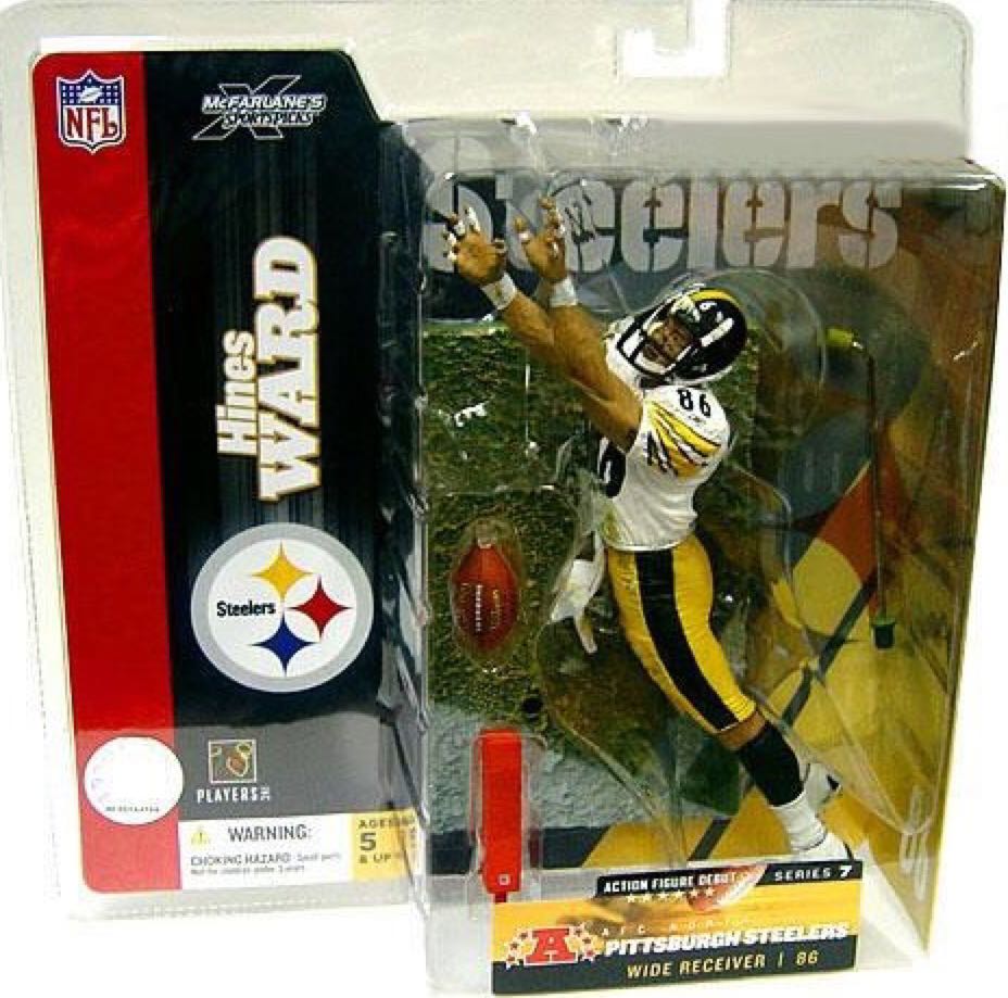 NFL Series 7: Hines Ward - McFarlane Toys (NFL Series 7) action figure collectible [Barcode 787926703689] - Main Image 2