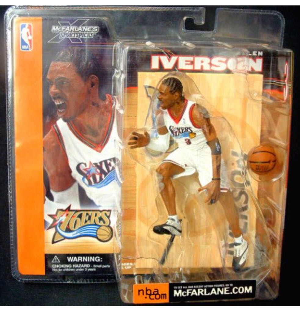 Allen Iverson - McFarlane (Basketball) action figure collectible [Barcode 787926704938] - Main Image 2