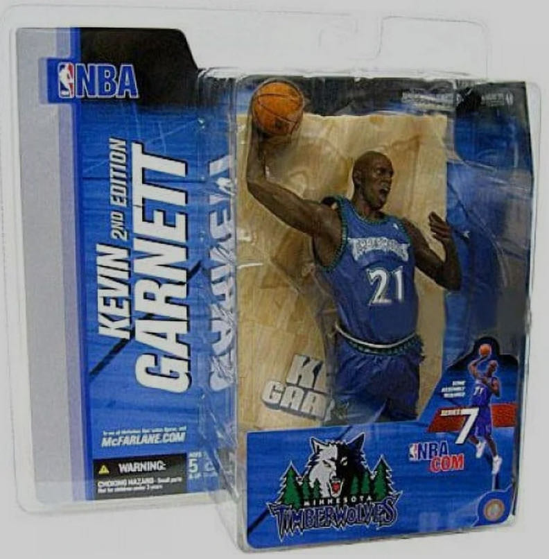 NBA: Kevin Garnett (2nd Edition) - McFarlane Toys (McFarlane Sports Picks) action figure collectible [Barcode 787926705225] - Main Image 2