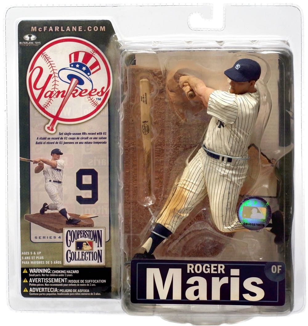 Roger Maris - McFarlane Toys (Cooperstown Collection Series 4) action figure collectible [Barcode 787926712933] - Main Image 2