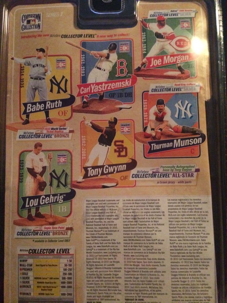 Carl Yastrzemski  - McFarlane (Mlb Cooperstown Collection Series 7) action figure collectible [Barcode 787926715125] - Main Image 2