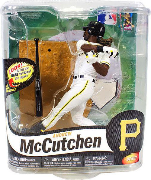 McFarlane Toys MLB Pittsburgh Pirates Sports Picks Baseball Series 31 Andrew McCutchen Action Figure [White Jersey] - McFarlane (Mlb Series 31) action figure collectible [Barcode 787926716764] - Main Image 3