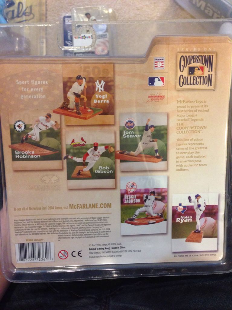 Reggie Jackson - McFarlane Toys (Cooperstown Collection Series 1) action figure collectible [Barcode 787926723618] - Main Image 2