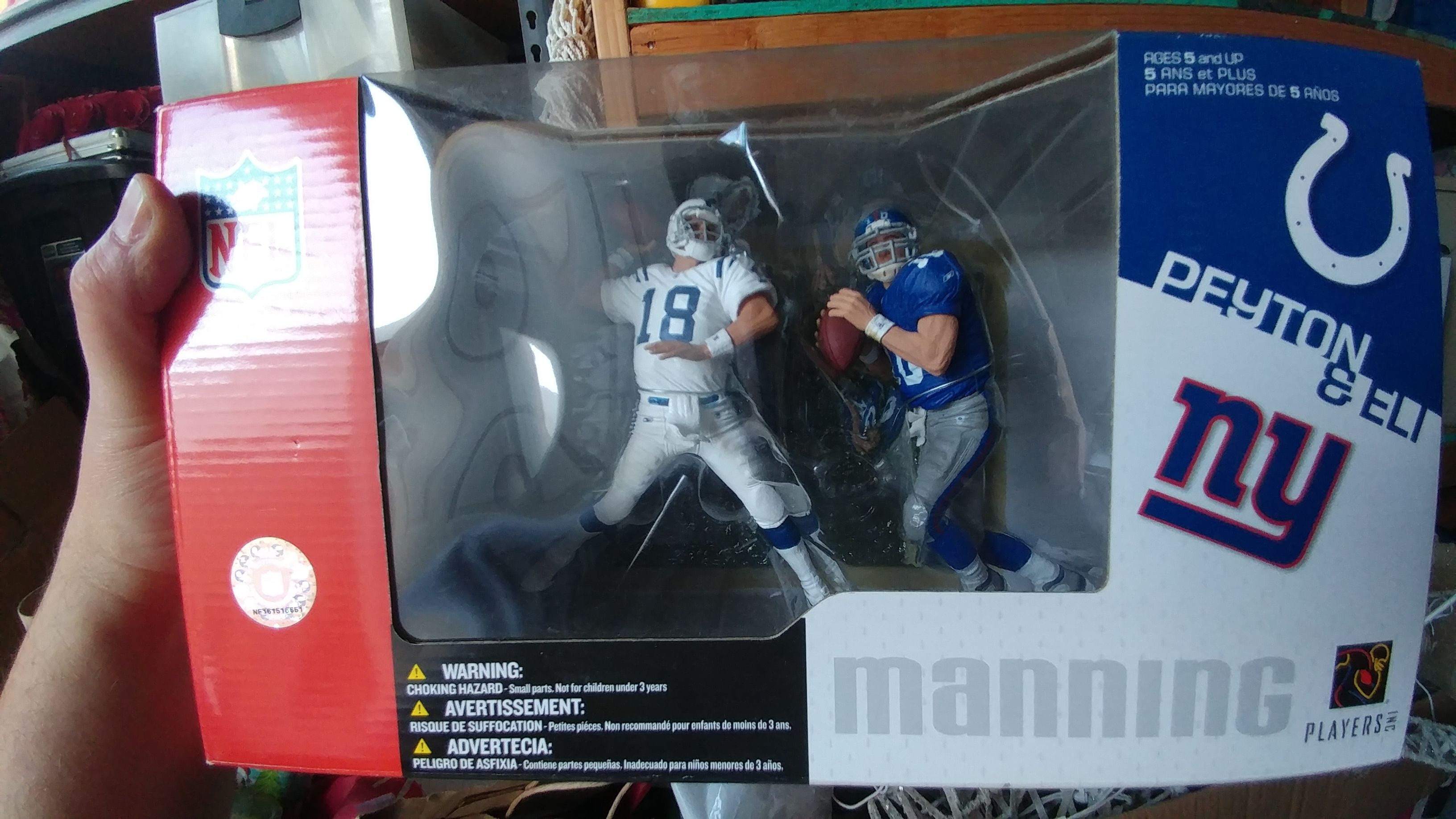 Mcfarlane Sportspicks The Manning Brothers - McFarlanes Sportspicks action figure collectible [Barcode 787926742336] - Main Image 1