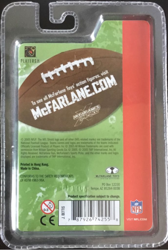 Jerome Bettis - McFarlane’s Sportspicks (NFL 3-Inch) action figure collectible [Barcode 787926742558] - Main Image 2