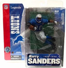 Barry Sanders - McFarlane Toys (NFL Legends) action figure collectible [Barcode 787926743418] - Main Image 1