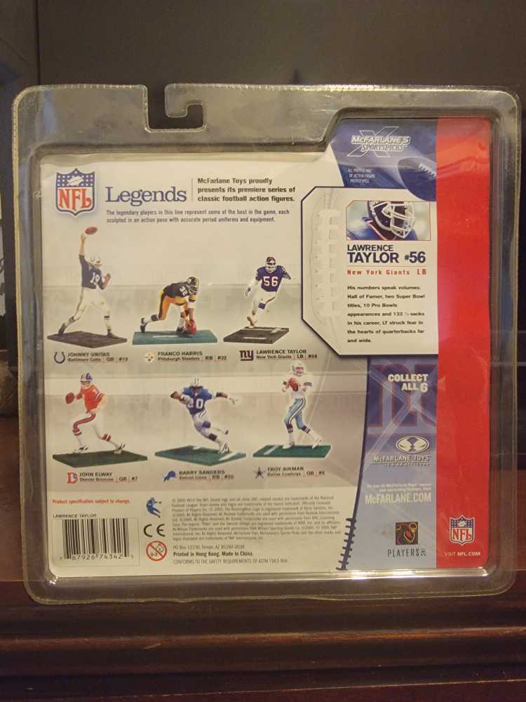 NFL Legends  - Mcfarlene Toys (NFL Legends) action figure collectible [Barcode 787926743425] - Main Image 3