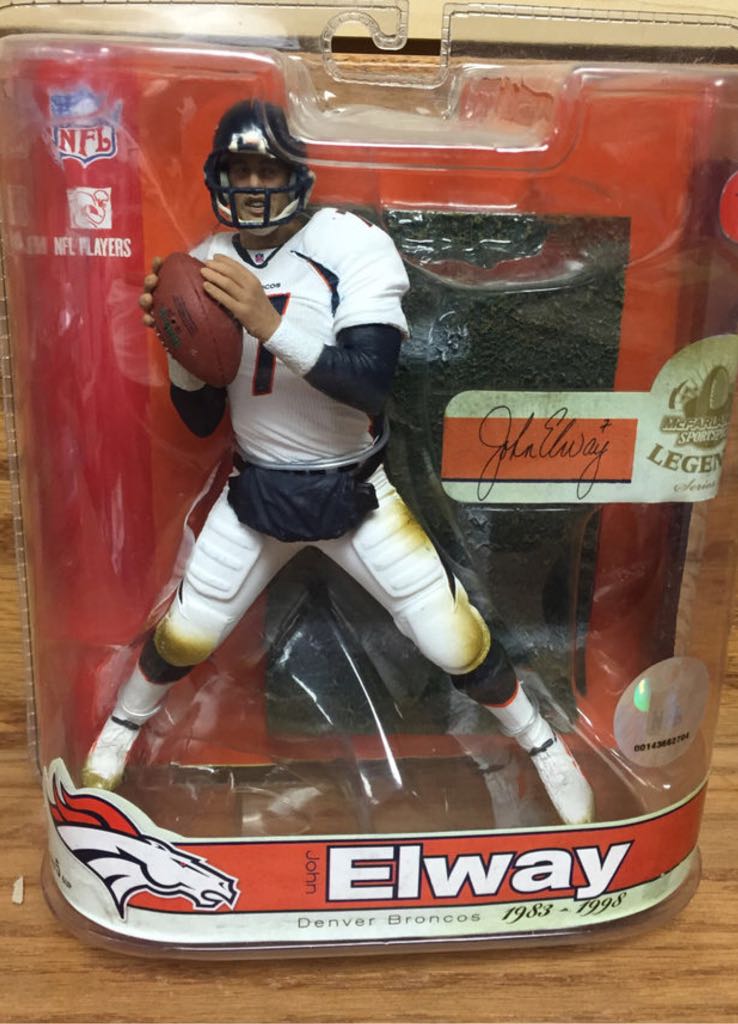 John Elway - McFarlane (NFL Legends - Series 3) action figure collectible [Barcode 787926744415] - Main Image 1