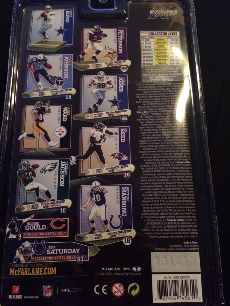 Chris Johnson - McFarlane Toys™ (Nfl Series 24) action figure collectible [Barcode 787926745610] - Main Image 2