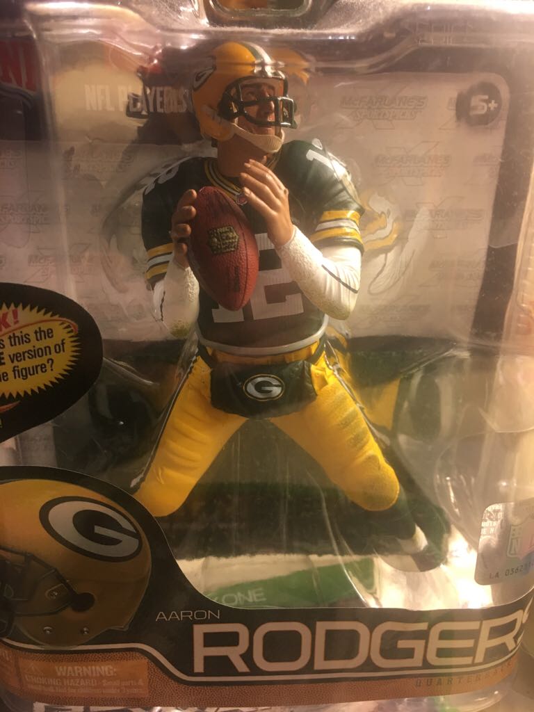 Aron Rodgers  action figure collectible [Barcode 787926747638] - Main Image 2