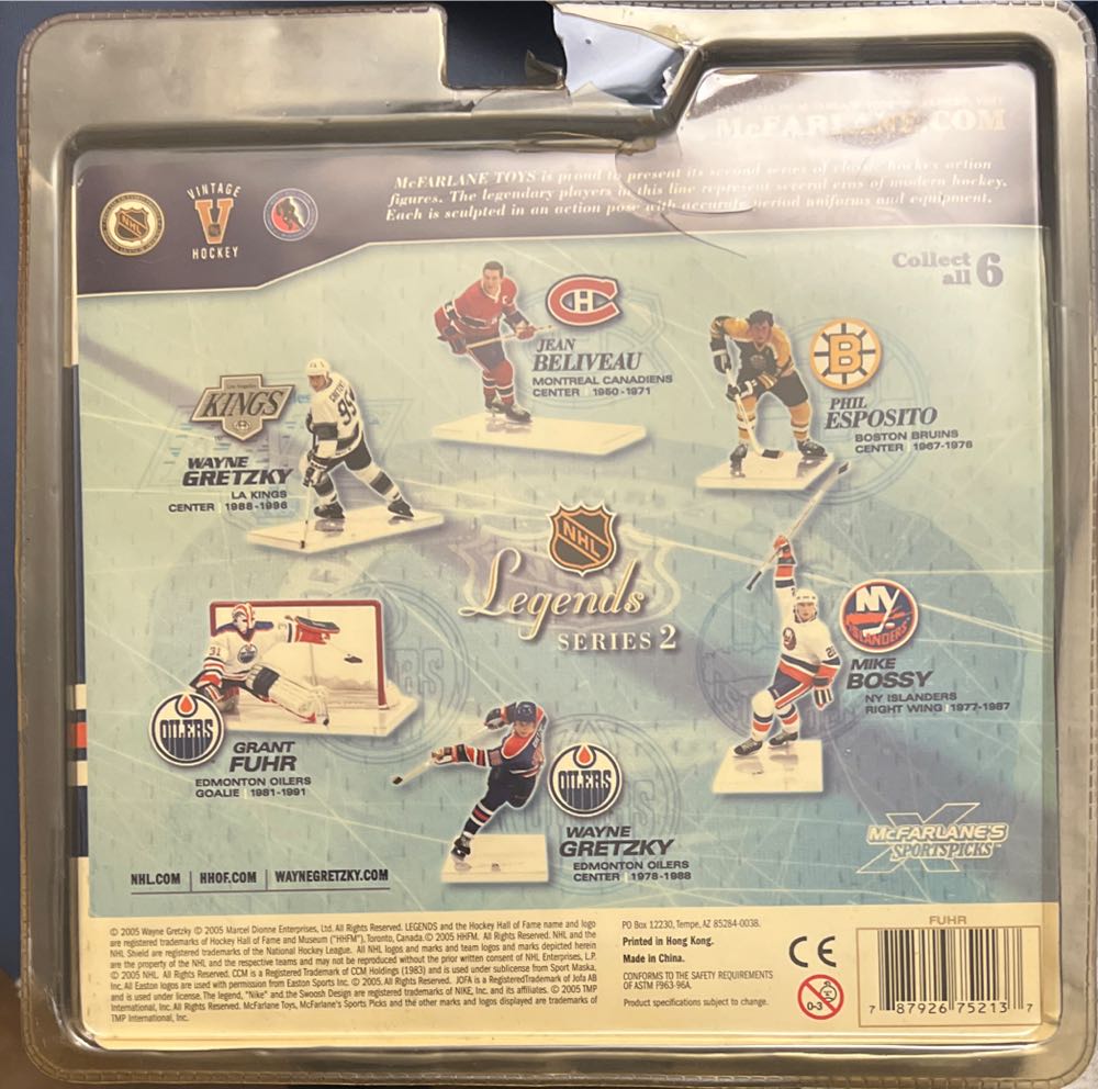 McFarlane NHL Edmonton Oilers Grant Fuhr - McFarlane (Edmonton Oilers) action figure collectible [Barcode 787926752137] - Main Image 3