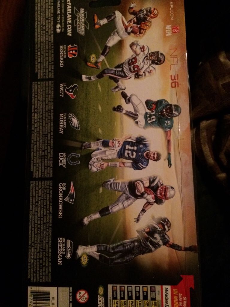 *Richard Sherman  - McFarlane (Nfl Series 36) action figure collectible [Barcode 787926756739] - Main Image 2