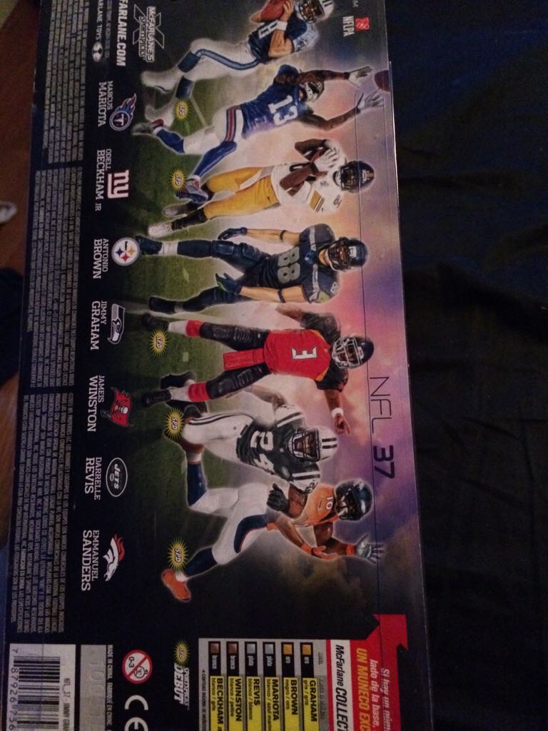 Jimmy Graham  - McFarlane (Nfl Series 37) action figure collectible [Barcode 787926756883] - Main Image 2