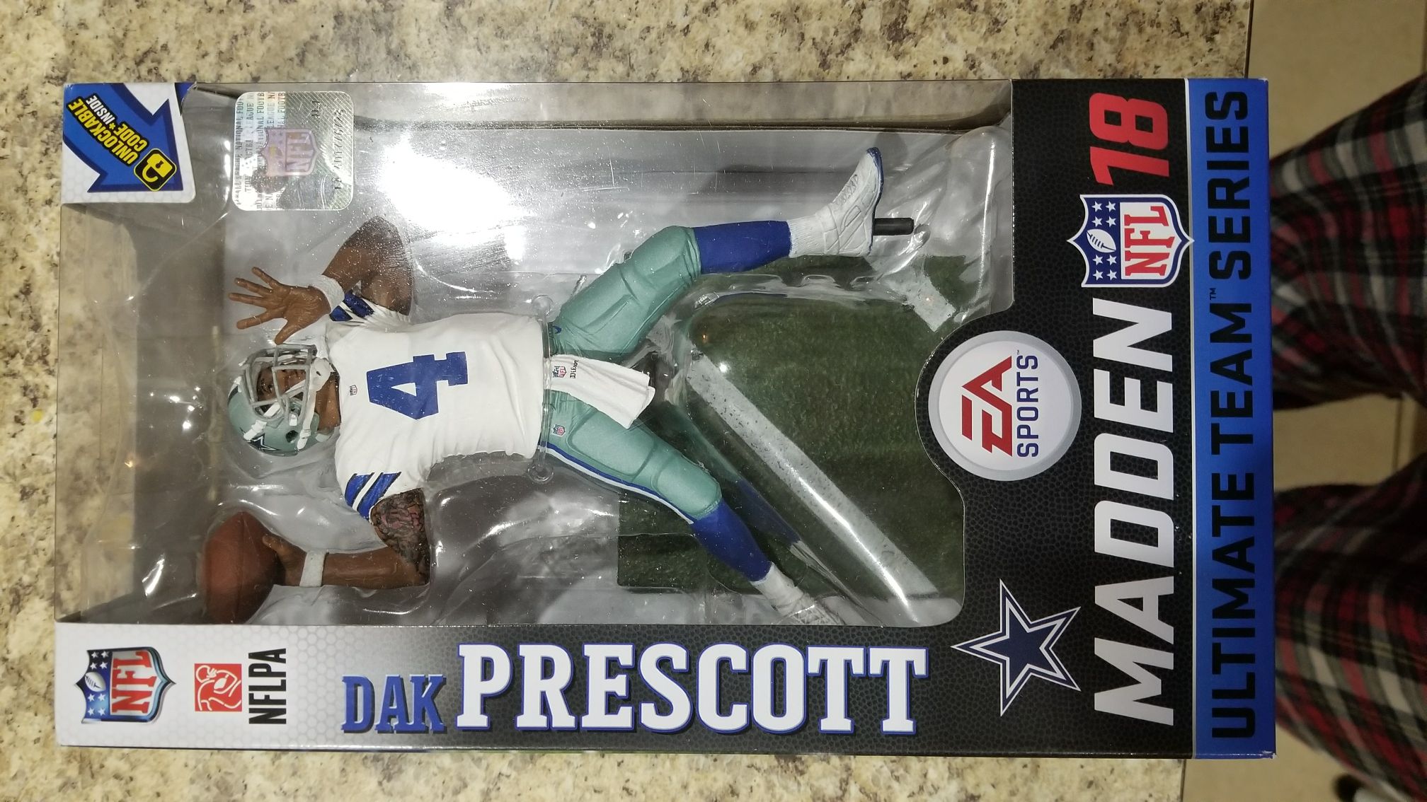 Dak Prescott Madden 18 figure  action figure collectible [Barcode 787926757354] - Main Image 2