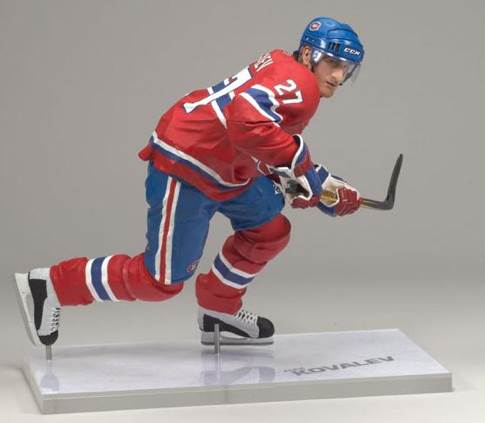 McFarlane Toys NHL Sports Series 19 Action Figure Alexei Kovalev (Montreal Canadiens) - McFarlane (Montreal Canadiens) action figure collectible [Barcode 787926760248] - Main Image 2
