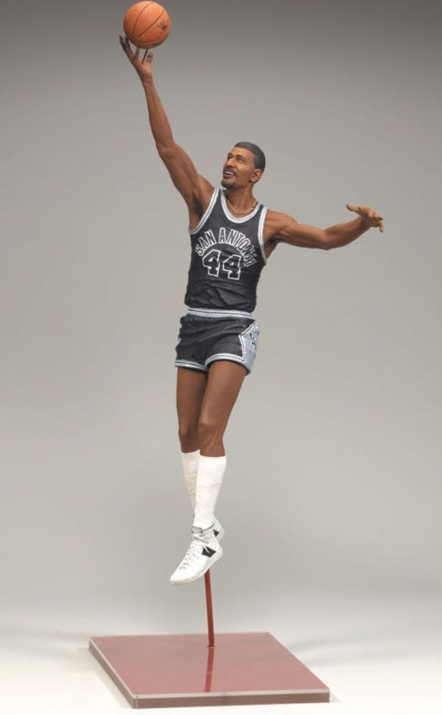 George Gervin Hardwood Classics - McFarlane Toys (NBA) action figure collectible [Barcode 787926765960] - Main Image 2
