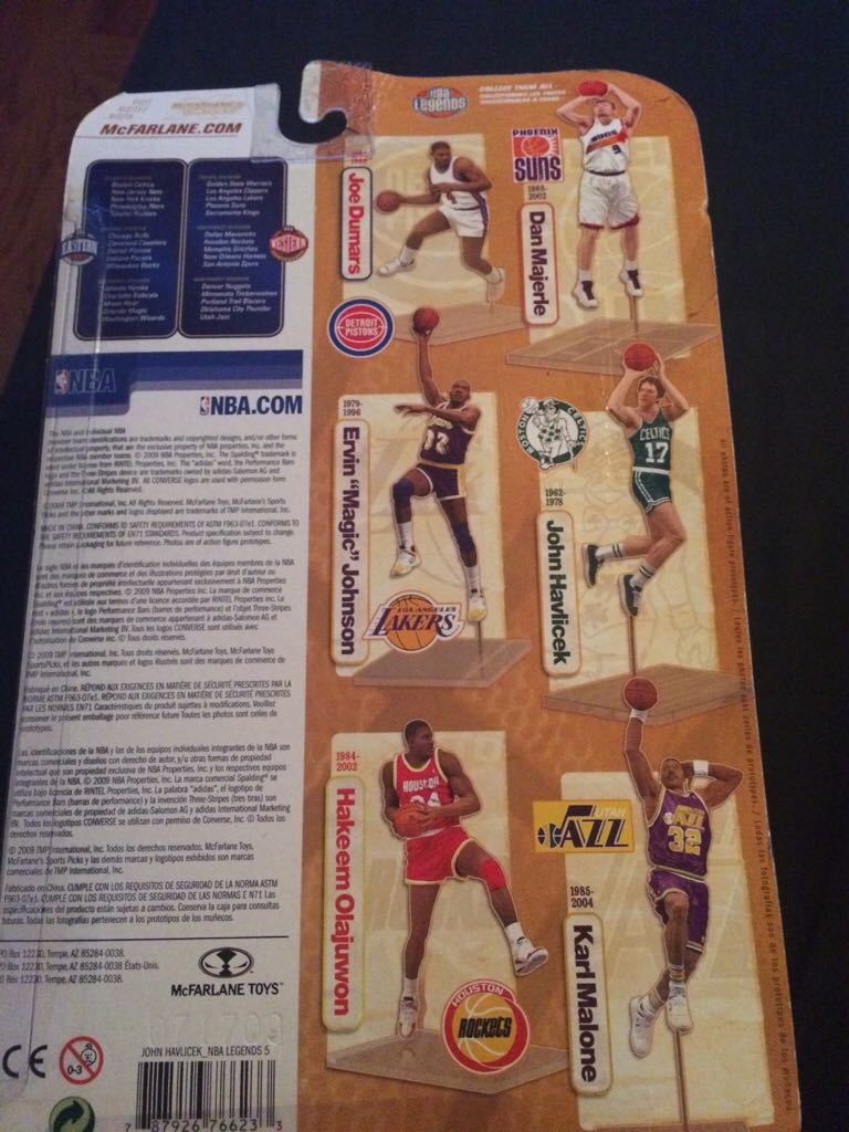 John Havlicek  - McFarlane (Nba Legends Series 5) action figure collectible [Barcode 787926766233] - Main Image 2