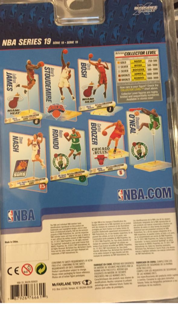 Rajon Rondo - McFarlane’s Sportspicks (Nba Series 19) action figure collectible [Barcode 787926766615] - Main Image 2