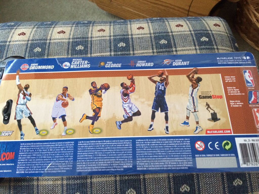 Paul George - Mcfarlane’s (Mcfarlane Nba Series 25) action figure collectible [Barcode 787926767322] - Main Image 2