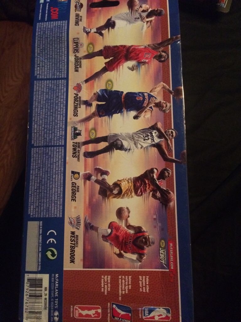 Russell Westbrook  - McFarlane (Nba Series 29) action figure collectible [Barcode 787926767827] - Main Image 2