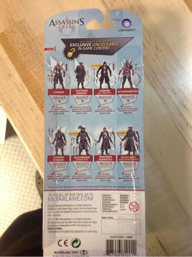 Assassin’s Creed III Connor - McFarlane Toys (Assassin’s Creed) action figure collectible [Barcode 787926810011] - Main Image 2