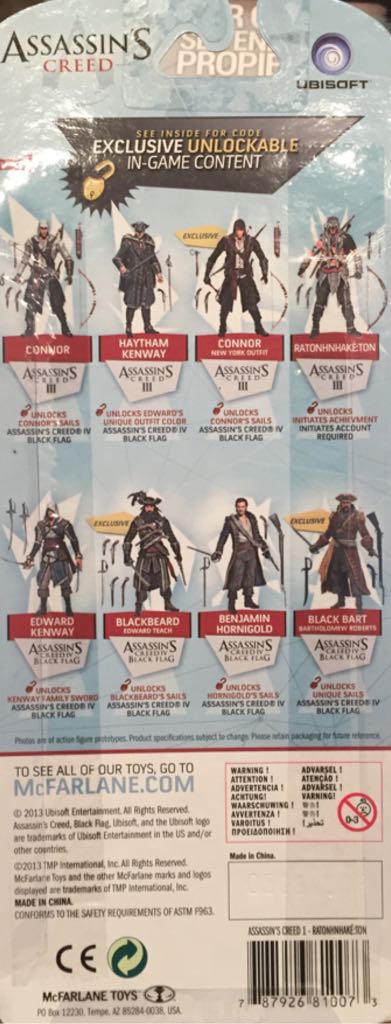 ASSASSIND CREED Ratonhnhake:ton - McFarlane Toys (Assassin’s Creed Series 1) action figure collectible [Barcode 787926810073] - Main Image 2