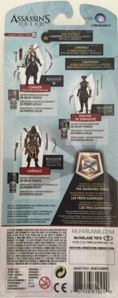Aveline de Grandpré - McFarlane Toys (Assassin’s Creed) action figure collectible [Barcode 787926810240] - Main Image 2