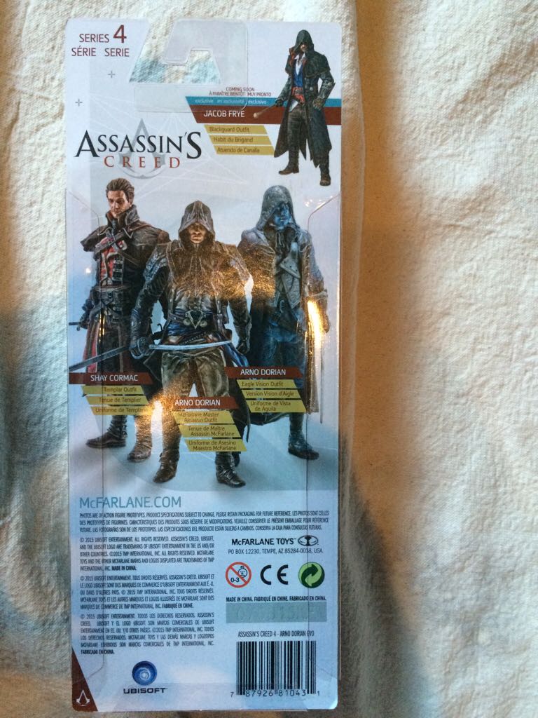 Assassin’s Creed: Arno Dorian Eagle Vision Outfit Assassin’s Creed - Mcfarlane Toys (Assassin’s Creed) (Assassin’s Creed) action figure collectible [Barcode 787926810431] - Main Image 2