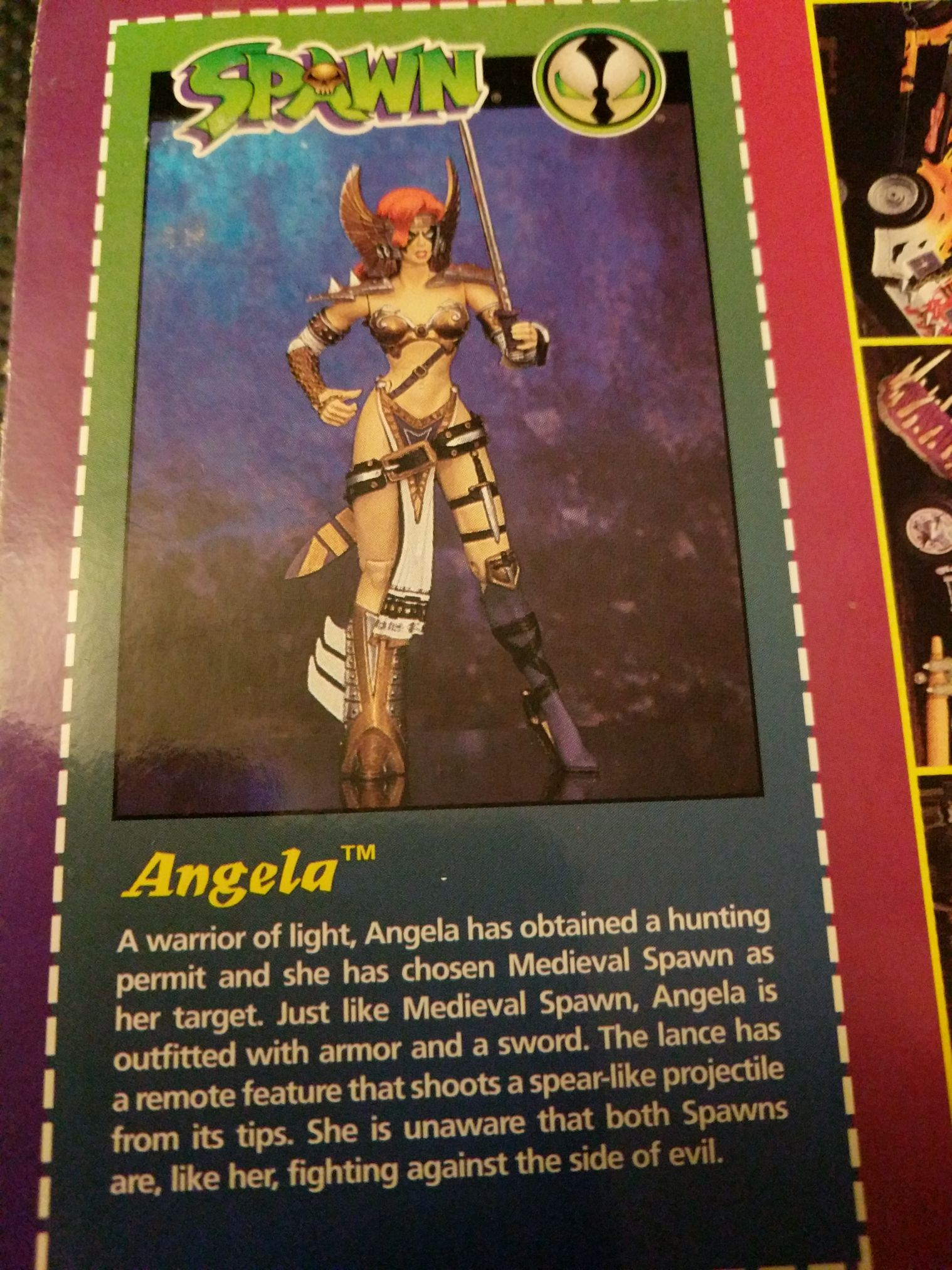 Spawn Deluxe Edition: Angela - Todd Toys (Spawn: 6”) action figure collectible [Barcode 787926901313] - Main Image 2