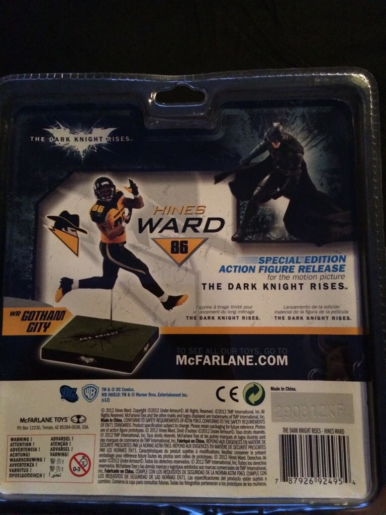 Hines Ward - McFarlane (Batman The Dark Knight Rises) action figure collectible [Barcode 787926924954] - Main Image 2