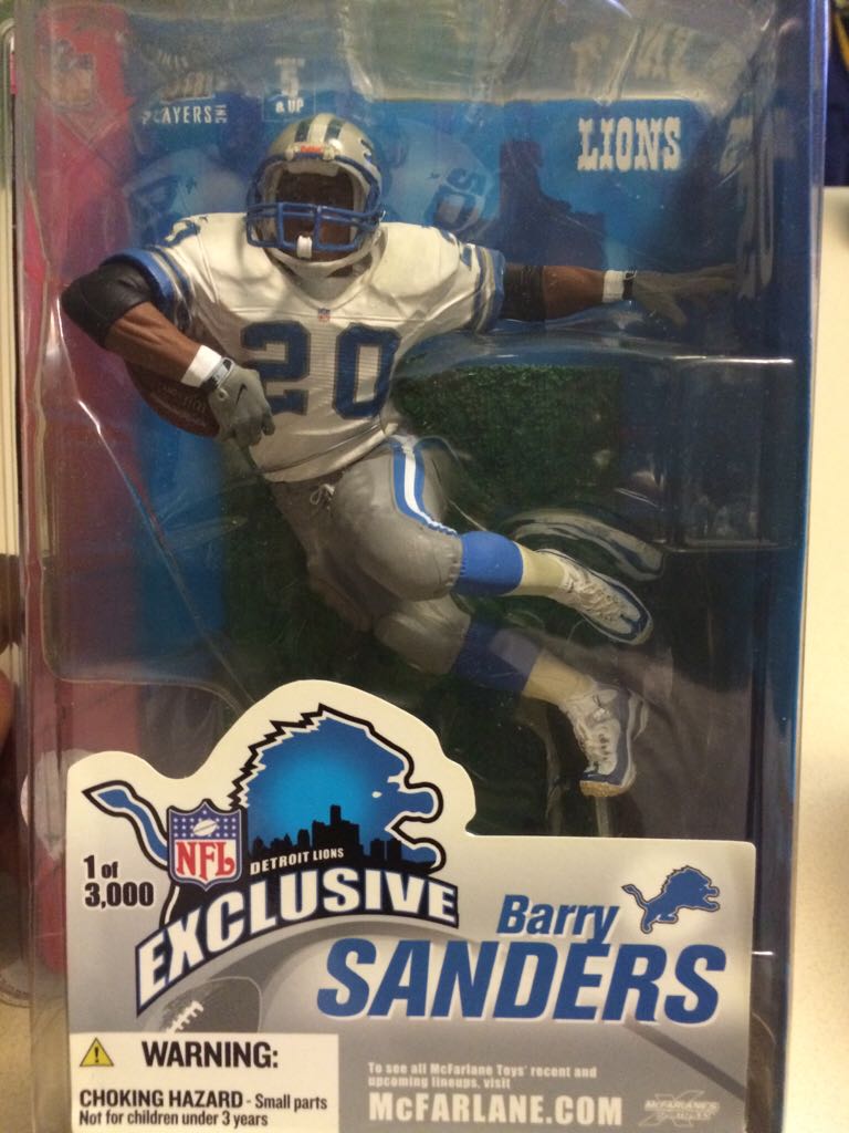 Barry Sanders - McFarlane Toys (Limited Edition) action figure collectible [Barcode 787926932300] - Main Image 1