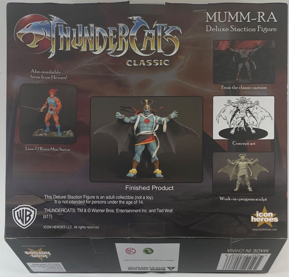 Thundercats Classic 6 inch Mumm Ra the Ever Living - Icon Heroes (Thundercats Classics) action figure collectible [Barcode 793573700766] - Main Image 4