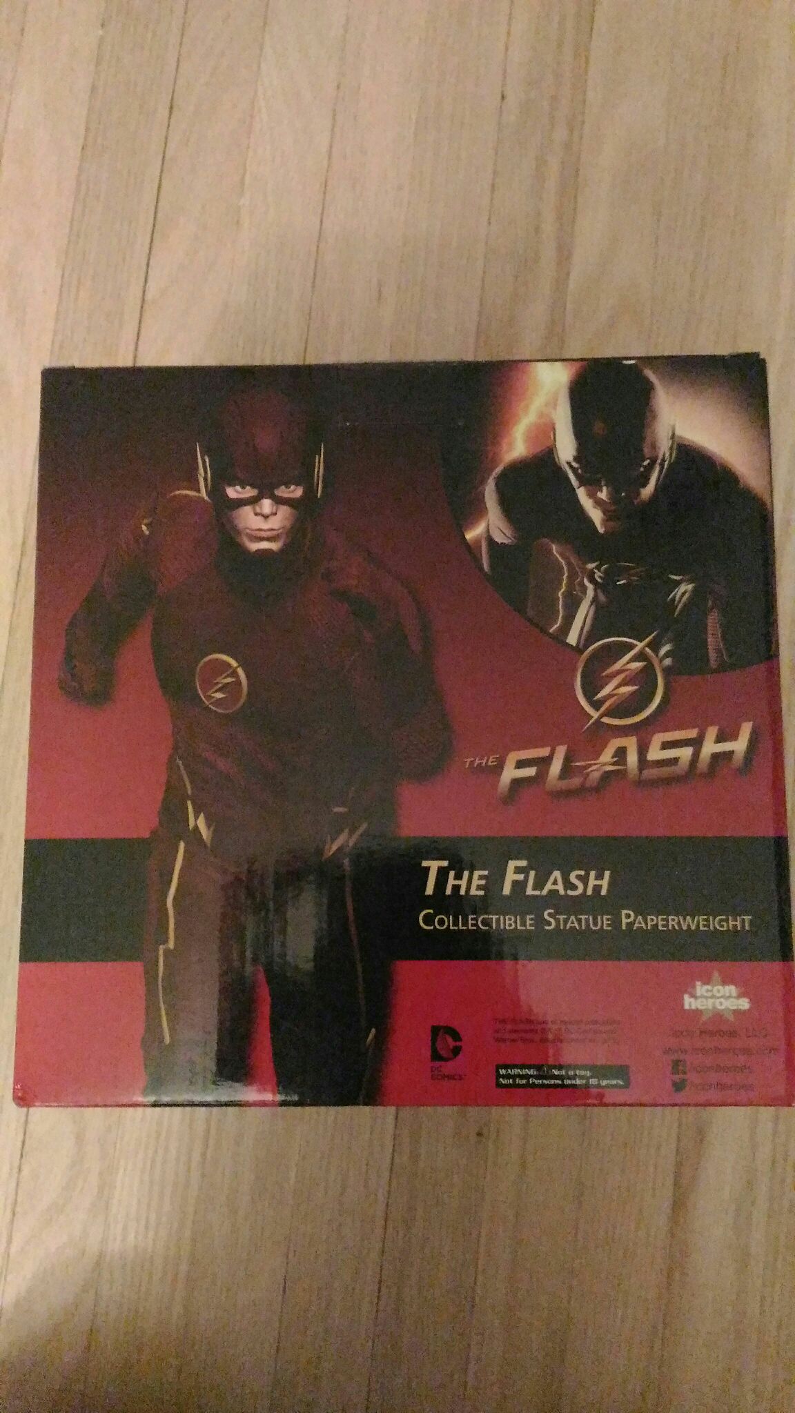 Icon Heroes The Flash TV Statue Paperweight - Icon Heroes (DC Comics) action figure collectible [Barcode 793573701503] - Main Image 2