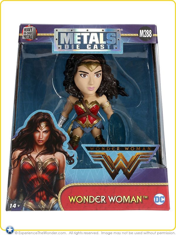 Jada Toys Wonder Woman Action-Figures, 4” - Jada Toys (Wonder Woman) action figure collectible [Barcode 801310843536] - Main Image 2