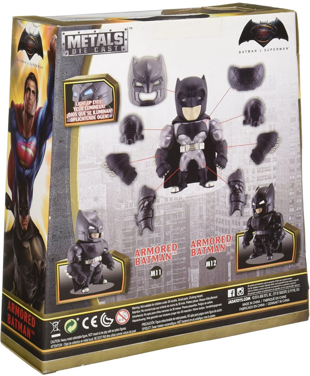 Batman Armored Jada Metals Armored Batman-M11 - Jada (Batman V Superman) action figure collectible [Barcode 801310973899] - Main Image 4