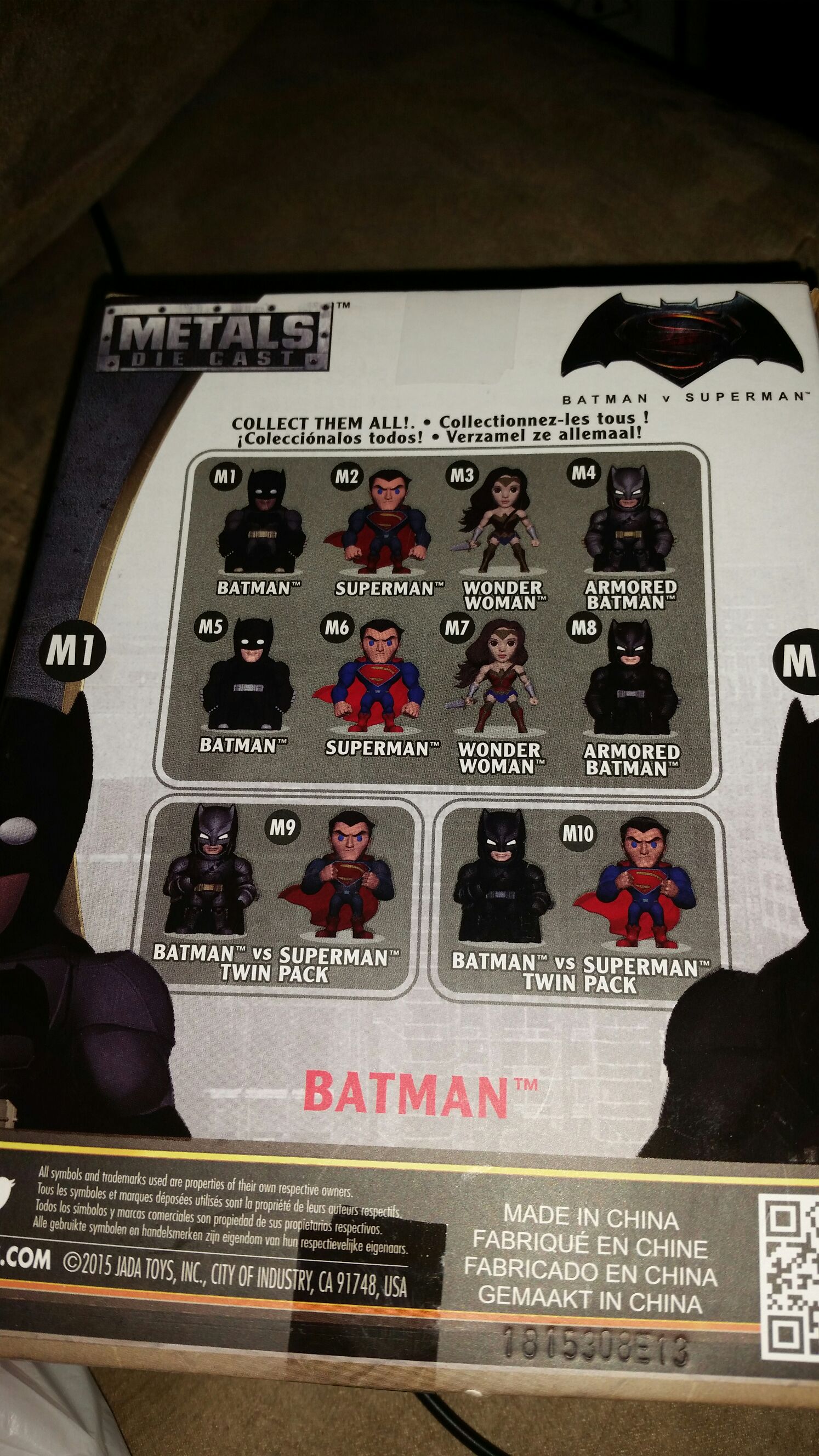 Batman - Jada Toys (Metal Die Cast) action figure collectible [Barcode 801310973905] - Main Image 2