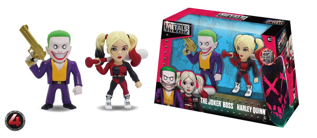 Metals Die Cast: Joker Boss Harley Quinn - Jada Toys (Suicide Squad) action figure collectible [Barcode 801310975718] - Main Image 2