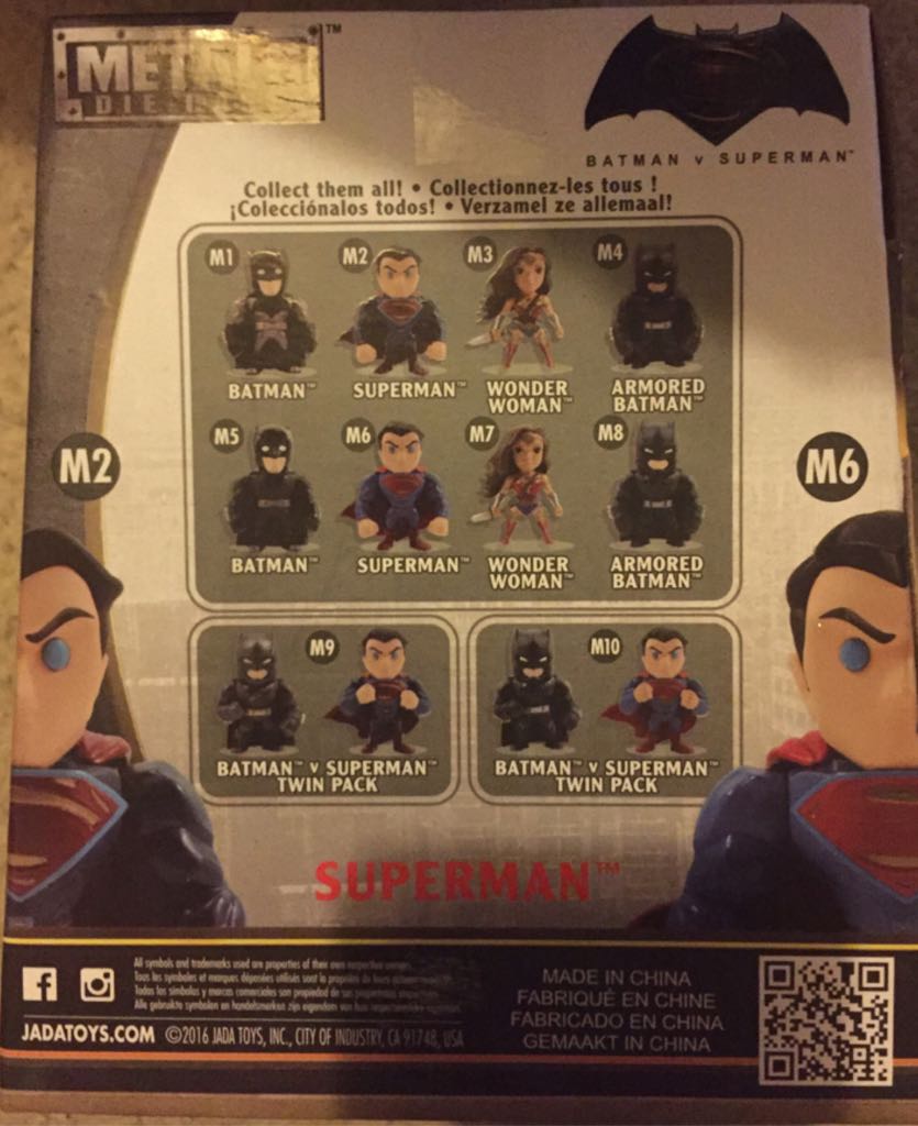 M2 - Superman - Jada Toys action figure collectible [Barcode 801310976692] - Main Image 2