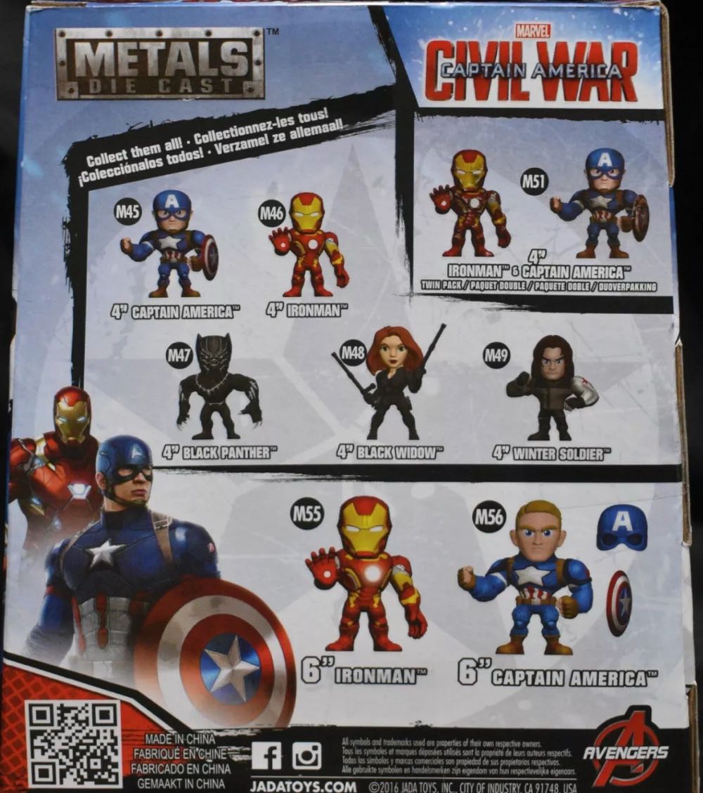 Black Widow Metals Die Cast: Black Widow - M48 - Jada Toys (Captain America Civil War Metal Diecasts) action figure collectible [Barcode 801310976807] - Main Image 4
