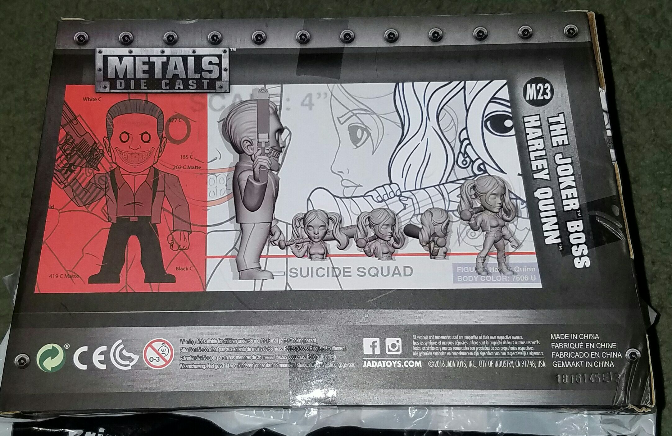 M23-2 pk Joker Boss & Harley Quinn - Jada Toys (Suicide Squad) action figure collectible [Barcode 801310979075] - Main Image 2