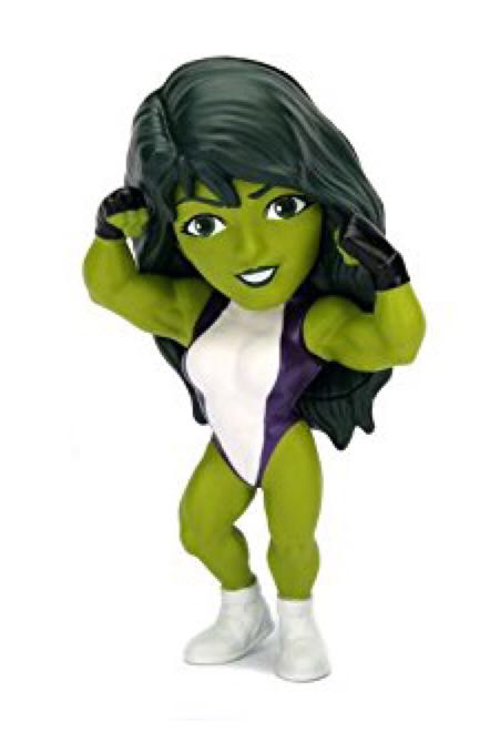 She-Hulk: Metals Die Cast - Jada (Metals Die Cast) action figure collectible [Barcode 801310980989] - Main Image 2