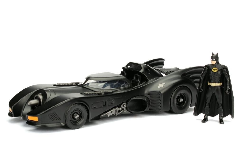 Batmobile & Batman (Batman 1989) - Jada Toys (Batman 1989) action figure collectible [Barcode 801310982600] - Main Image 2