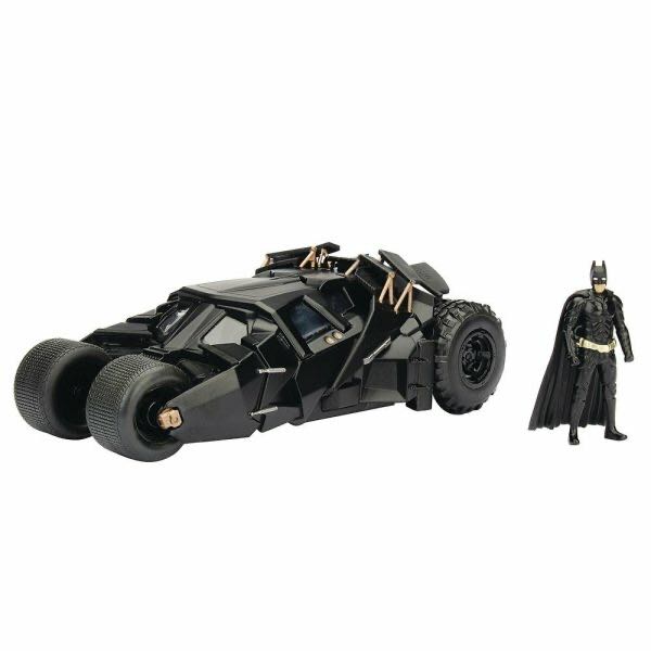 Die Cast : 1:24 : 2008 Dark Knight Batmobile with Figure - Jada Toys (The Dark Knight) action figure collectible [Barcode 801310982617] - Main Image 2