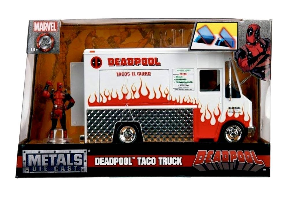 Jada 1:24 Deadpool & Taco Truck 1:24 Die-cast - JADA TOYS, Inc. (JADA Deadpool) action figure collectible [Barcode 801310997307] - Main Image 2